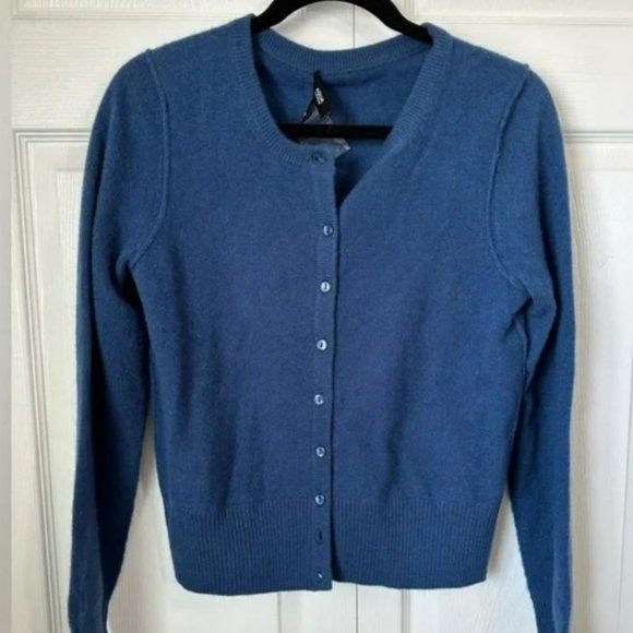 Baby Cashmere Button Front Cardigan - Picture 2 of 3